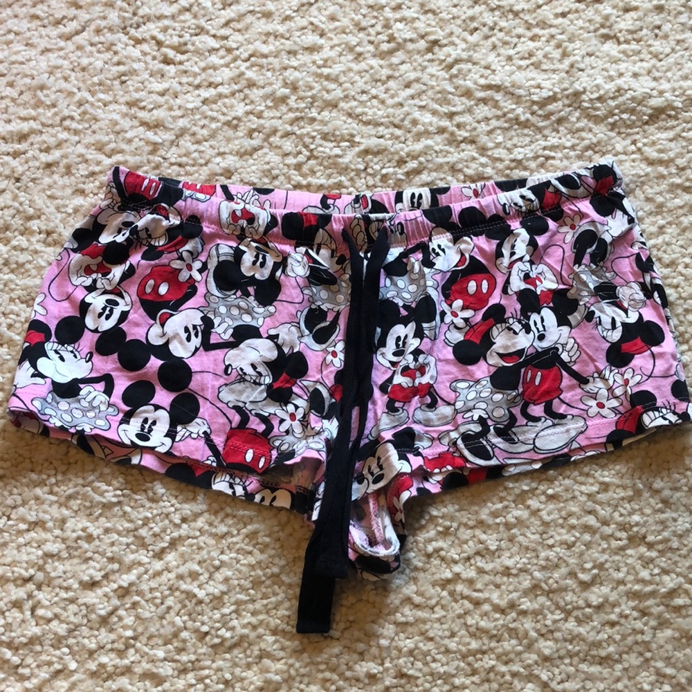 Minnie and Mickey Mouse PJ Shorts